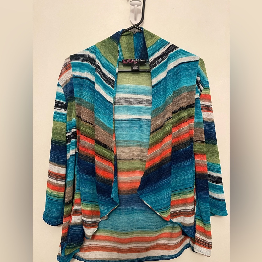 Peck & Peck multicolor cardigan